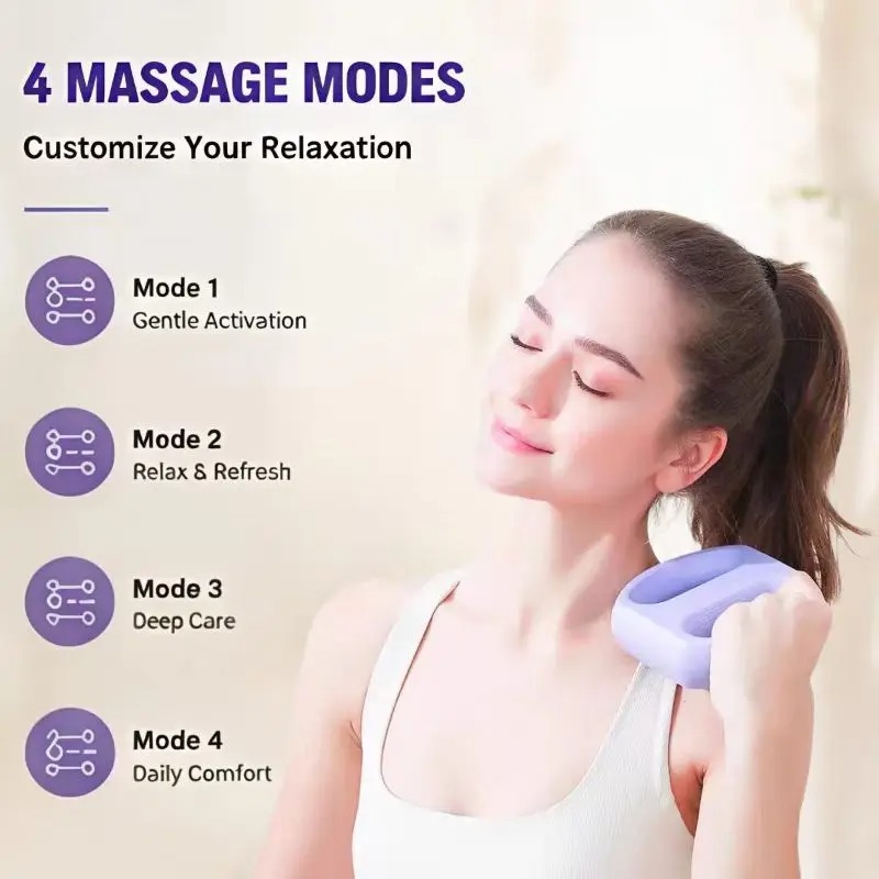 Electric Massage Gun Deep Tissue - Pistola de Massagem Recarregável para Tecidos