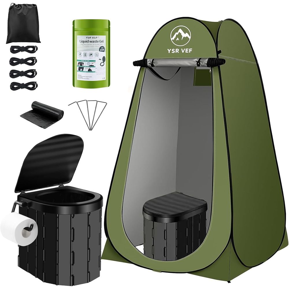 Camping - Kit de Sanitário Portátil, Sanitário de