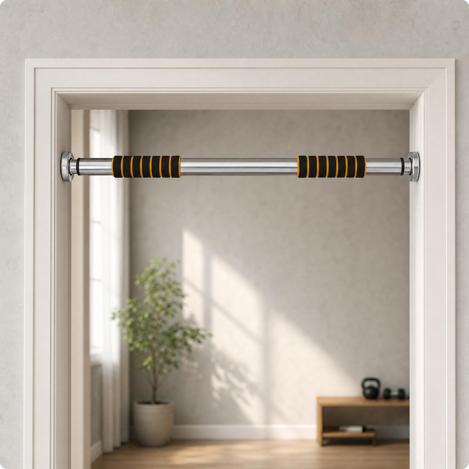 Door Pull Up Bar No Screw - Barra de Elevação Portátil para Porta,