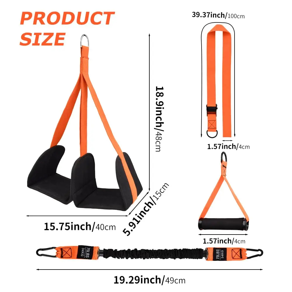Resistance Bands Set With Handles - Conjunto de faixas de assistência para