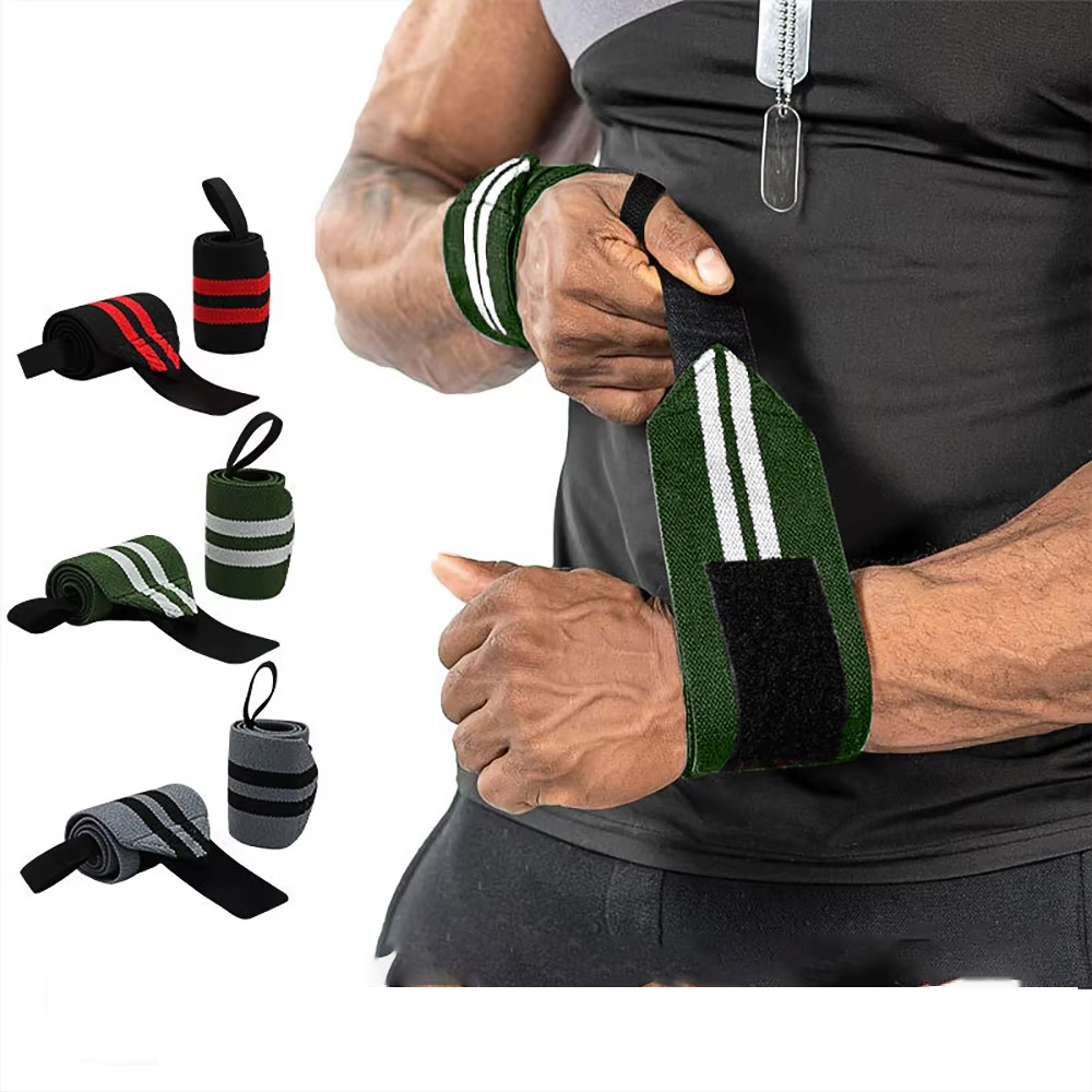 Wrist Wraps Weightlifting Support - Faixas de Pulso para Levantamento de