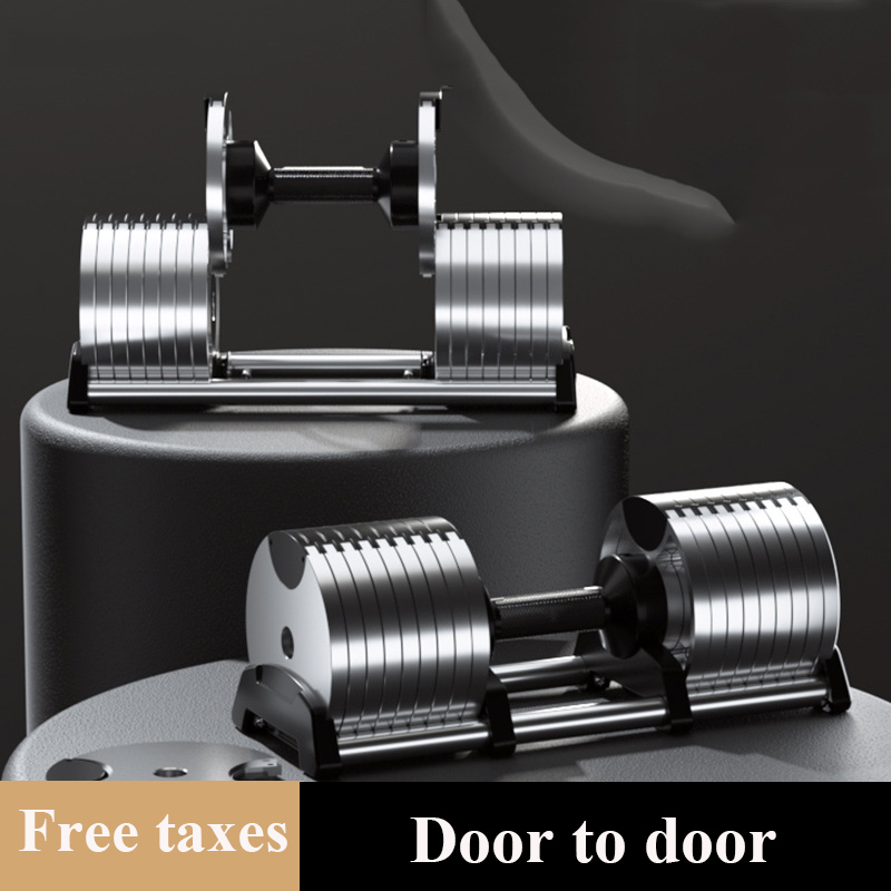 Adjustable Dumbbell Pair 40Kg - Equipamento de levantamento de peso ajustável