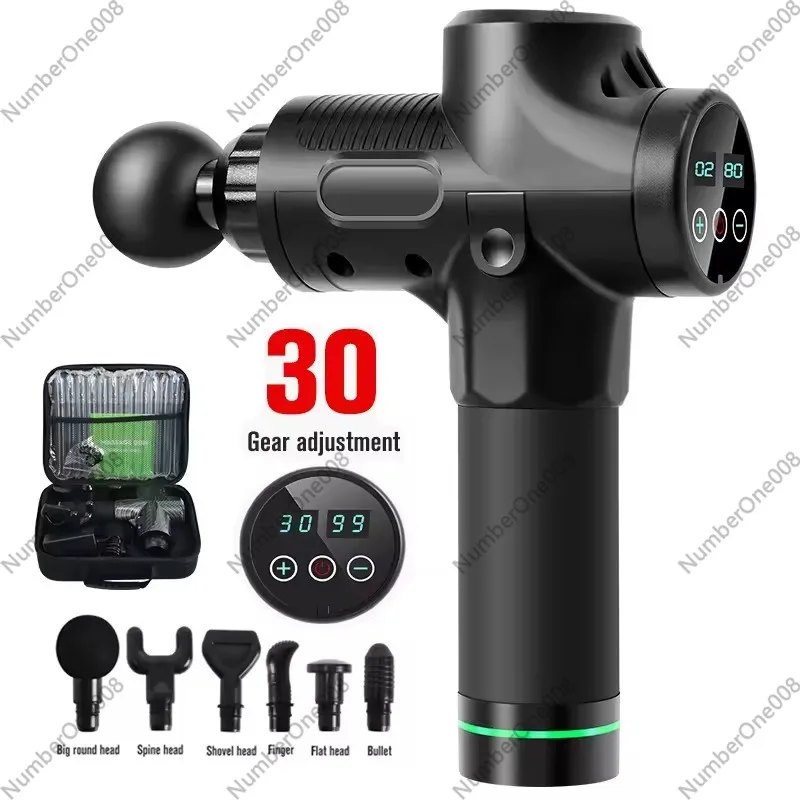 Electric Massage Gun Deep Tissue - Massageador Muscular, Massageador Elétrico Portátil de