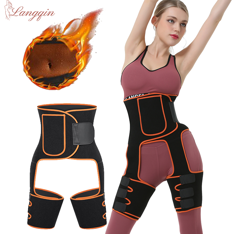 Sweat Waist Trainer Belt Neoprene - Cinto Emagrecedor Ajustável para Mulheres, 3
