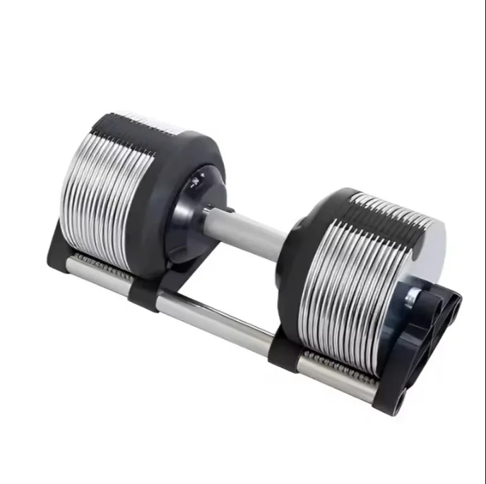 Adjustable Dumbbell Pair 40Kg - Halteres Ajustáveis de Aço Eletrogalvanizado de