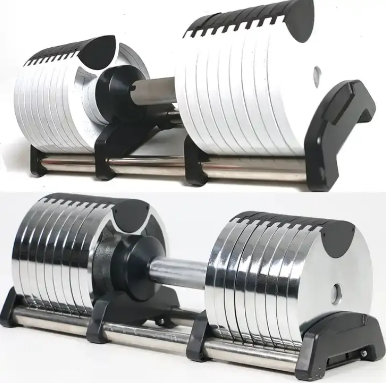 Adjustable Dumbbell Pair 40Kg - Atacado 28kg comercial conjunto de halteres