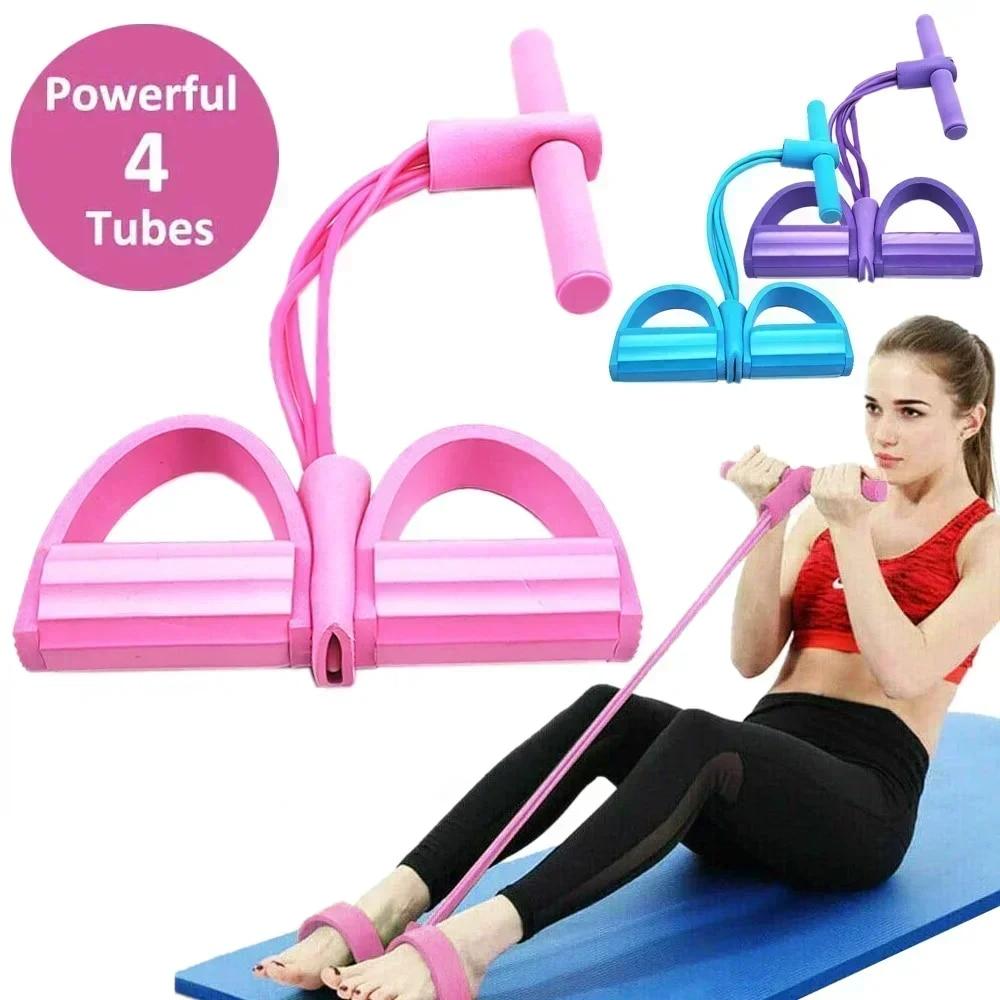 Resistance Bands Set With Handles - Faixa elástica de resistência de nível
