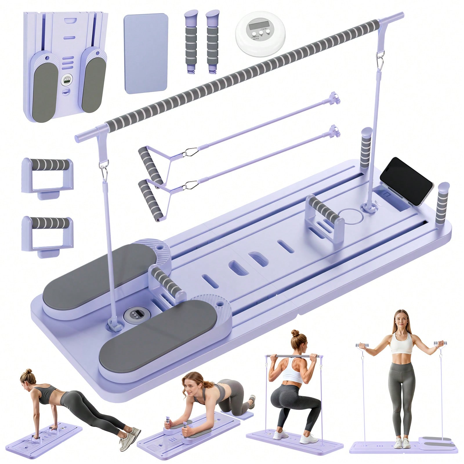 Reformer de Pilates com Barra, - Fitness Equipment avaliação e preço