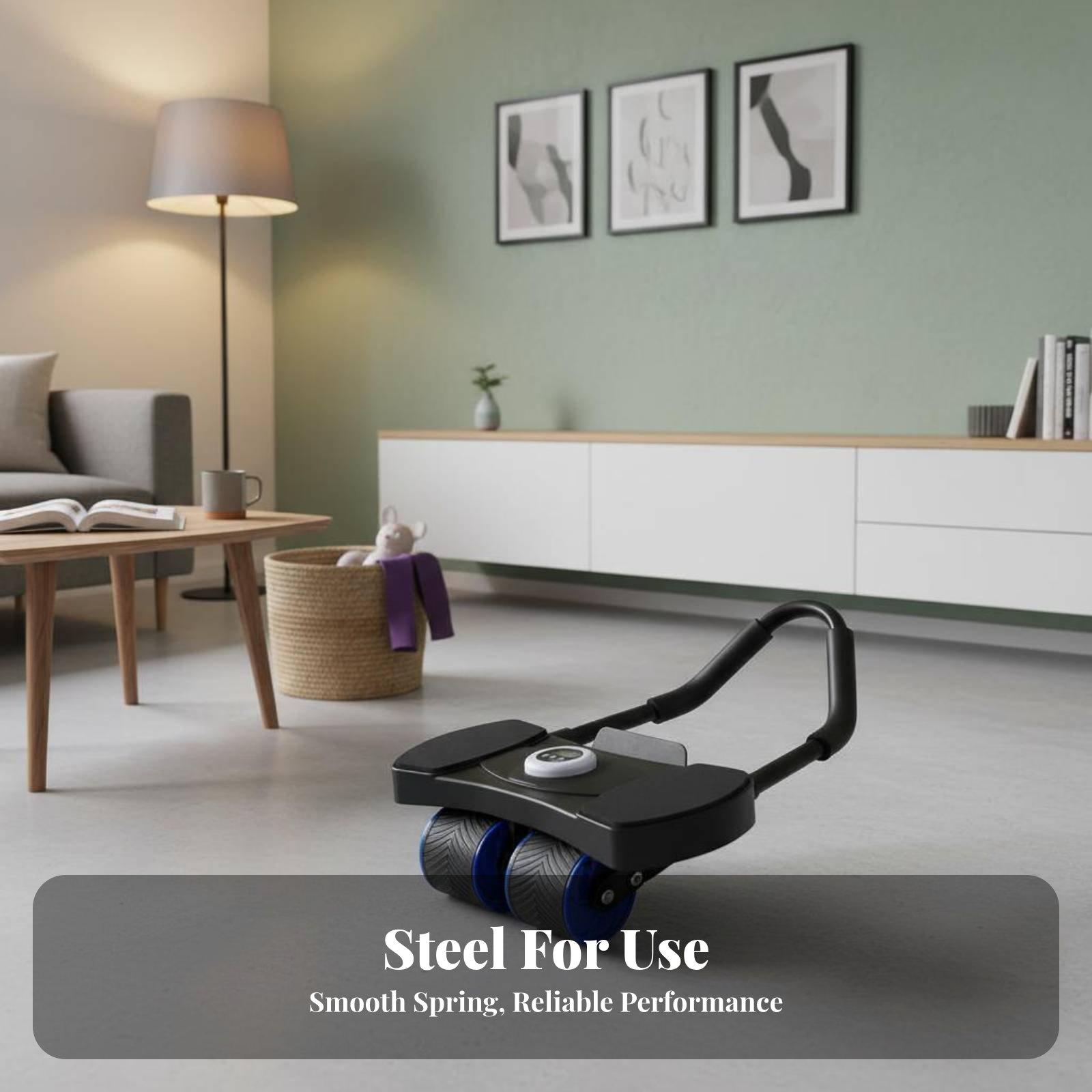 Equipamento de Exercício Essen - Ab Roller Wheel With Elbow Support avaliação e preço