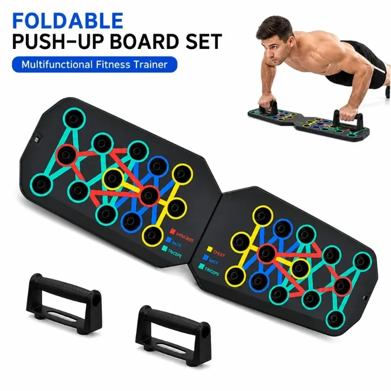 Prancha de Flexões Dobrável pa - Push Up Board Foldable Multi Function avaliação e preço