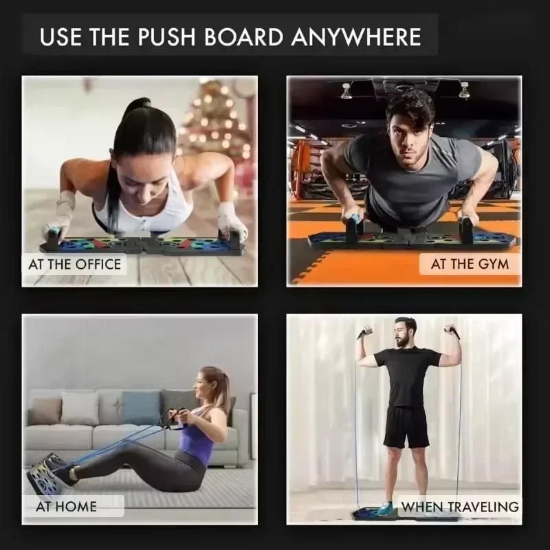 Prancha de Flexões Dobrável pa - Push Up Board Foldable Multi Function avaliação e preço