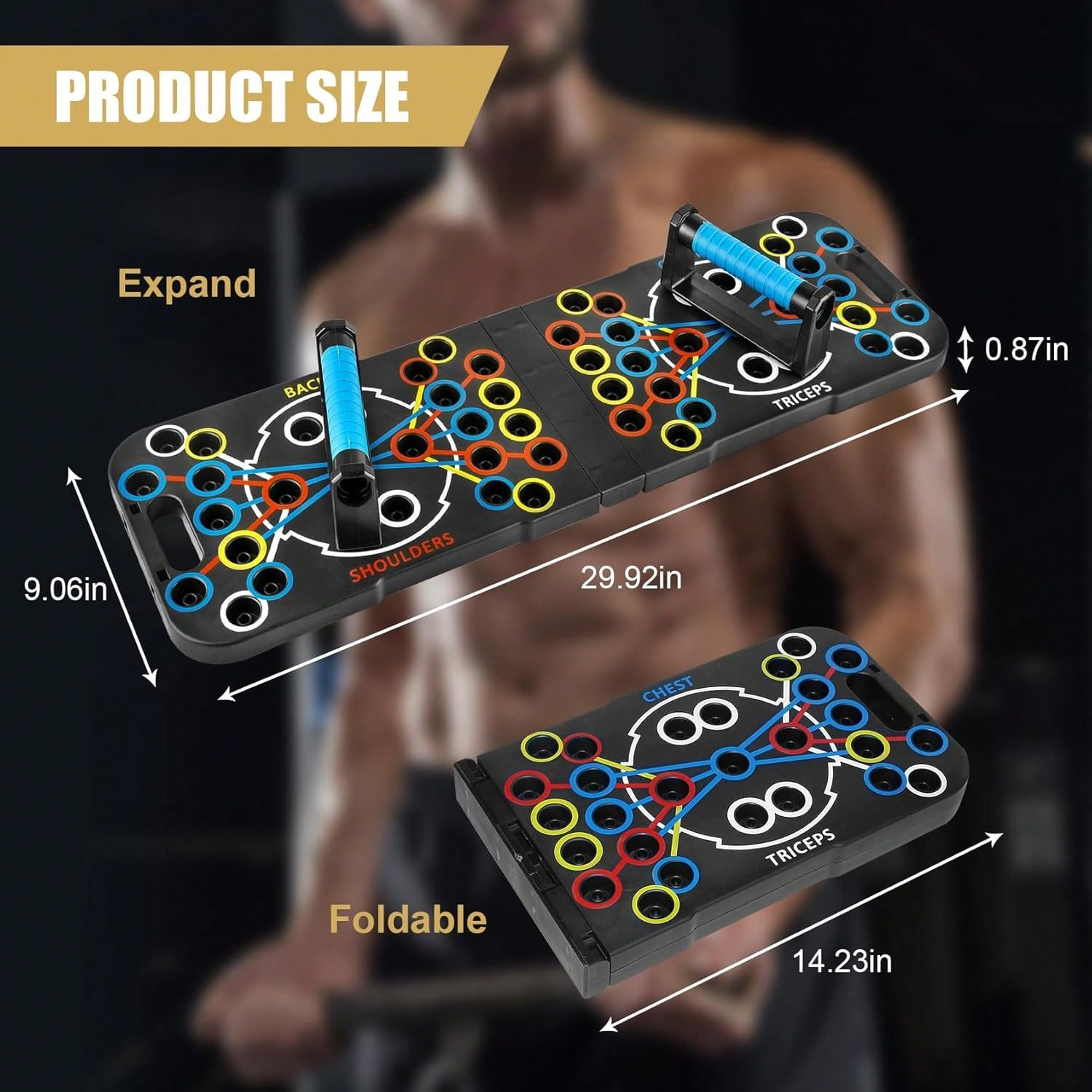 Sistema de prancha dobrável pa - Push Up Board Foldable Multi Function avaliação e preço
