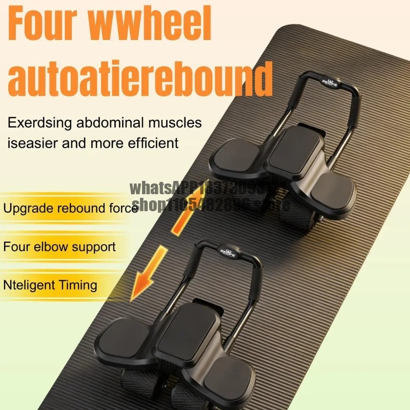 Roda Abdominal 2 em 1 com Apoi - Ab Roller Wheel With Elbow Support avaliação e preço