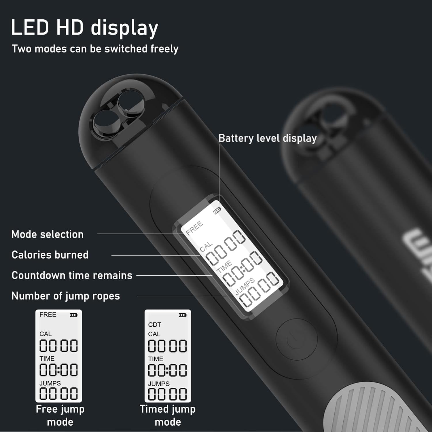Corda de Pular Digital Intelig - Smart Jump Rope Digital Counter avaliação e preço