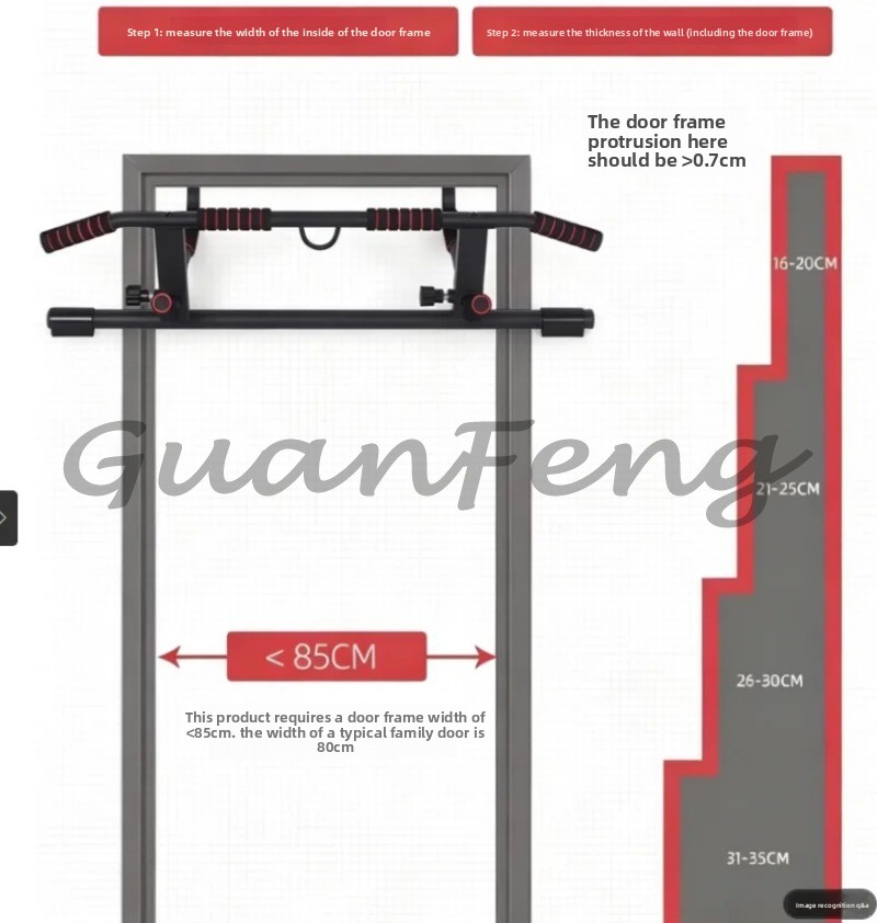 Barra de Exercícios para Porta - Door Pull Up Bar No Screw avaliação e preço