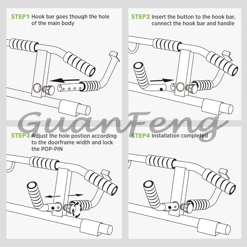 Barra de Exercícios para Porta - Door Pull Up Bar No Screw avaliação e preço