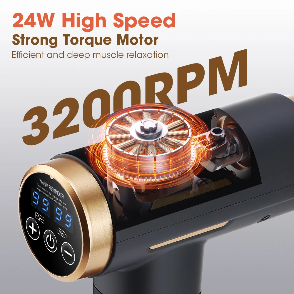 Pistola de Massagem Elétrica p - Electric Massage Gun Deep Tissue avaliação e preço