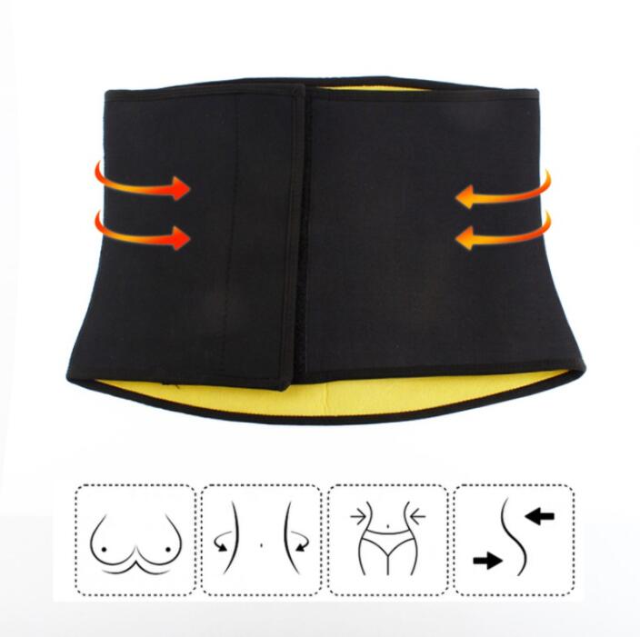 Neoprene sauna shaper cintura  - Sweat Waist Trainer Belt Neoprene avaliação e preço
