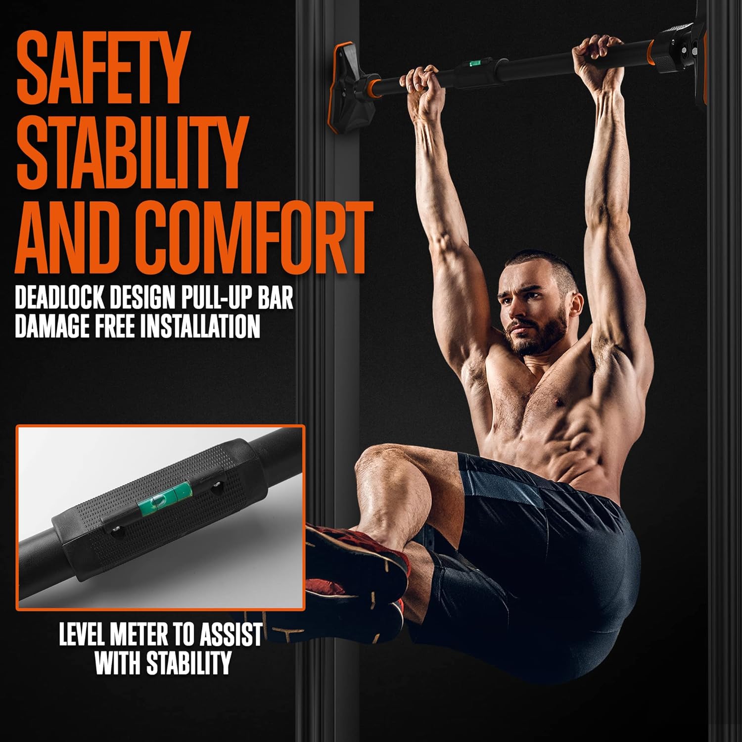 Barra de Exercícios para Porta - Door Pull Up Bar No Screw avaliação e preço