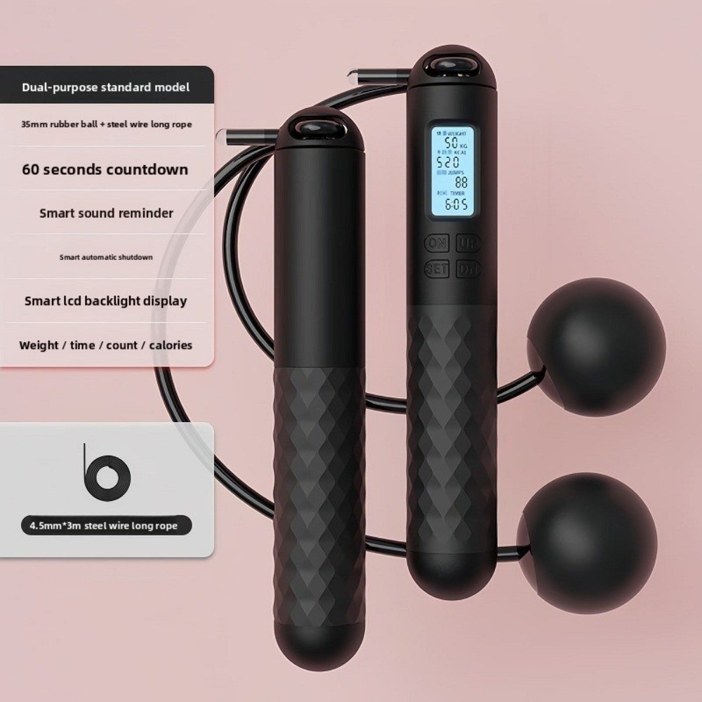 Corda de pular sem fio, antide - Smart Jump Rope Digital Counter avaliação e preço