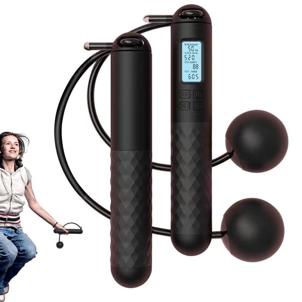 Corda de pular sem fio, antide - Smart Jump Rope Digital Counter avaliação e preço