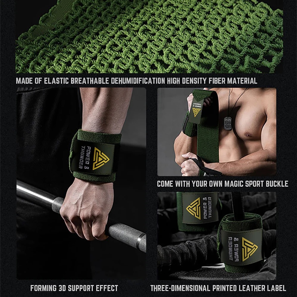 Envoltórios de pulso para leva - Wrist Wraps Weightlifting Support avaliação e preço