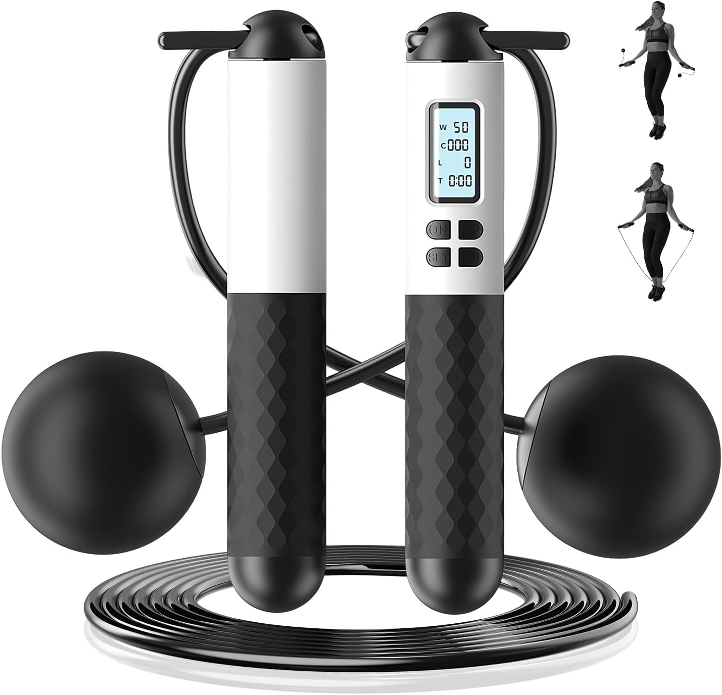Corda de pular sem fio de 6cm  - Smart Jump Rope Digital Counter avaliação e preço
