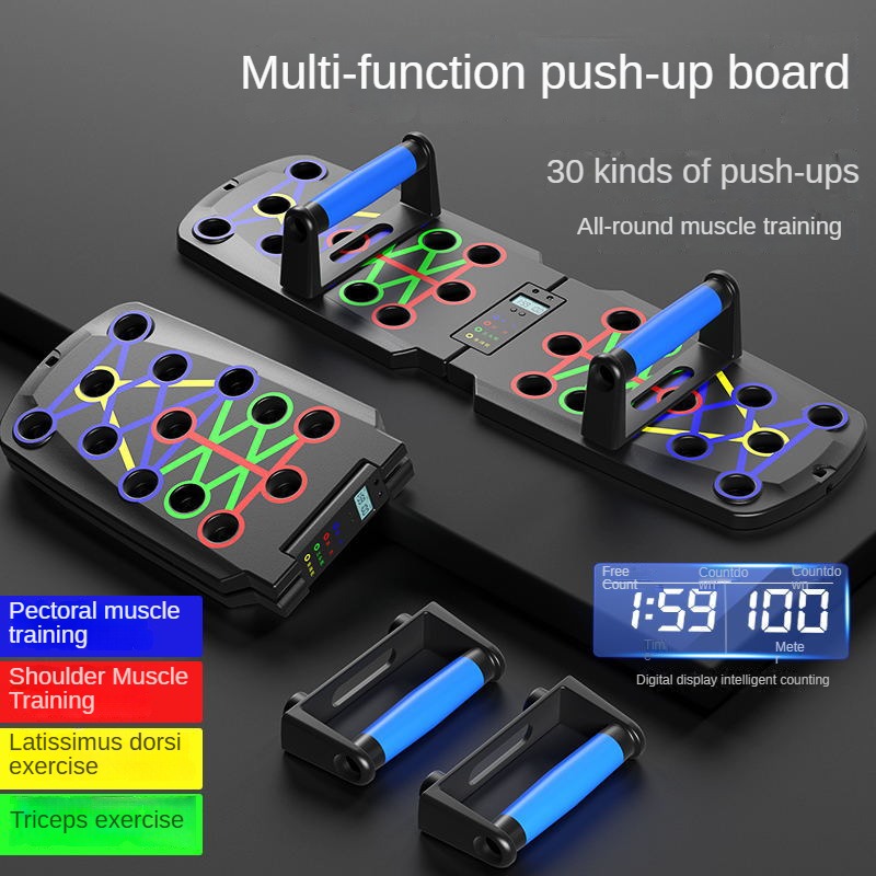 Novo conjunto de placa push-up - Push Up Board Foldable Multi Function avaliação e preço