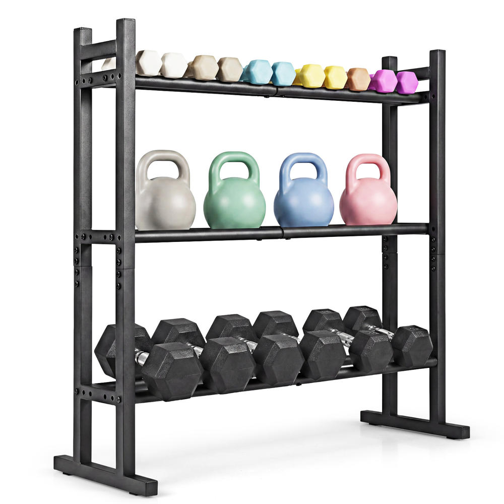 Suporte para Halteres de 3 Nív - Fitness Equipment avaliação e preço