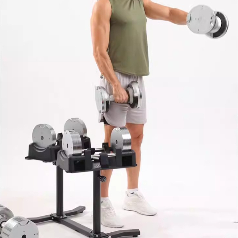 Halteres Ajustáveis de Prata E - Adjustable Dumbbell Pair 40Kg avaliação e preço