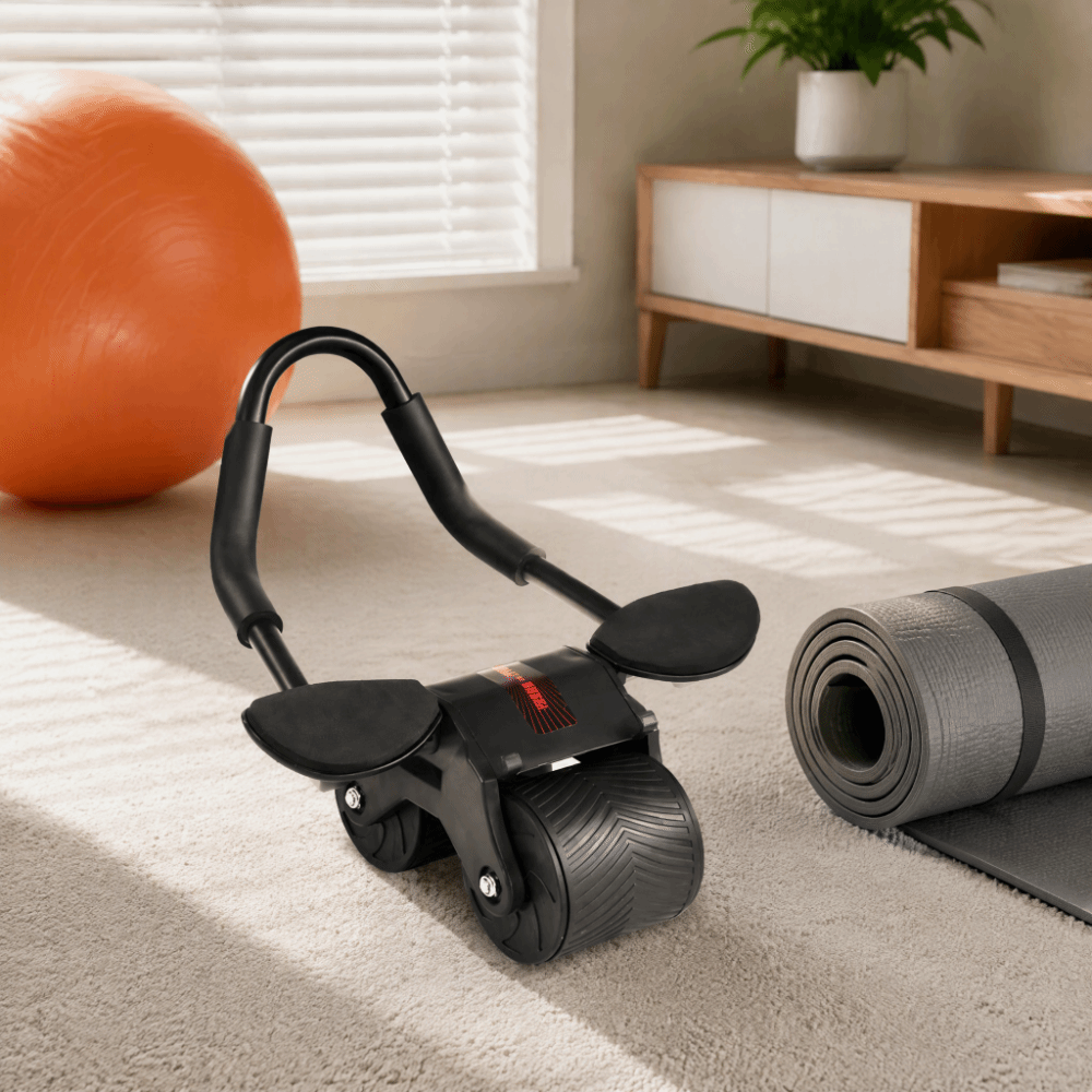 Roda Abdominal com Retorno Aut - Ab Roller Wheel With Elbow Support avaliação e preço