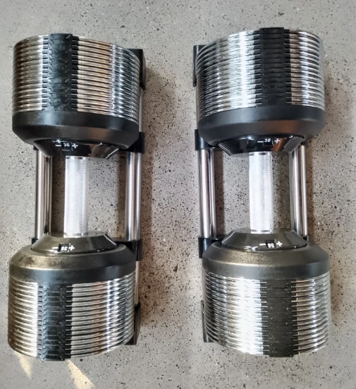 Halteres Ajustáveis de Aço Ele - Adjustable Dumbbell Pair 40Kg avaliação e preço