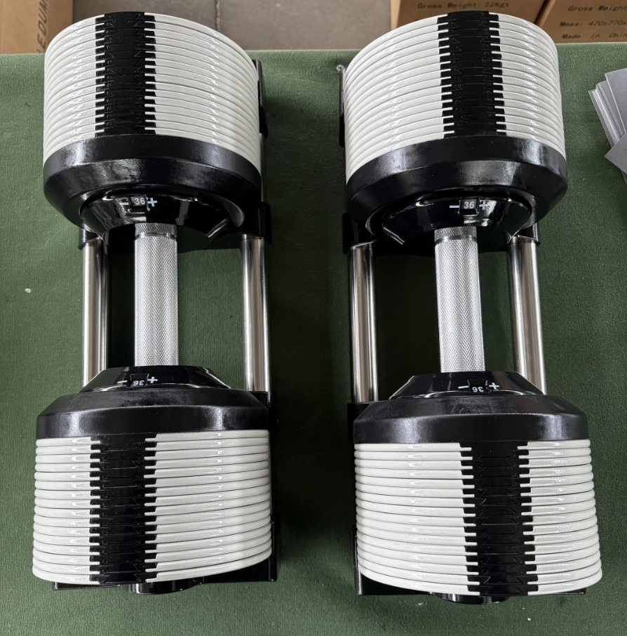 Halteres Ajustáveis de Aço Ele - Adjustable Dumbbell Pair 40Kg avaliação e preço