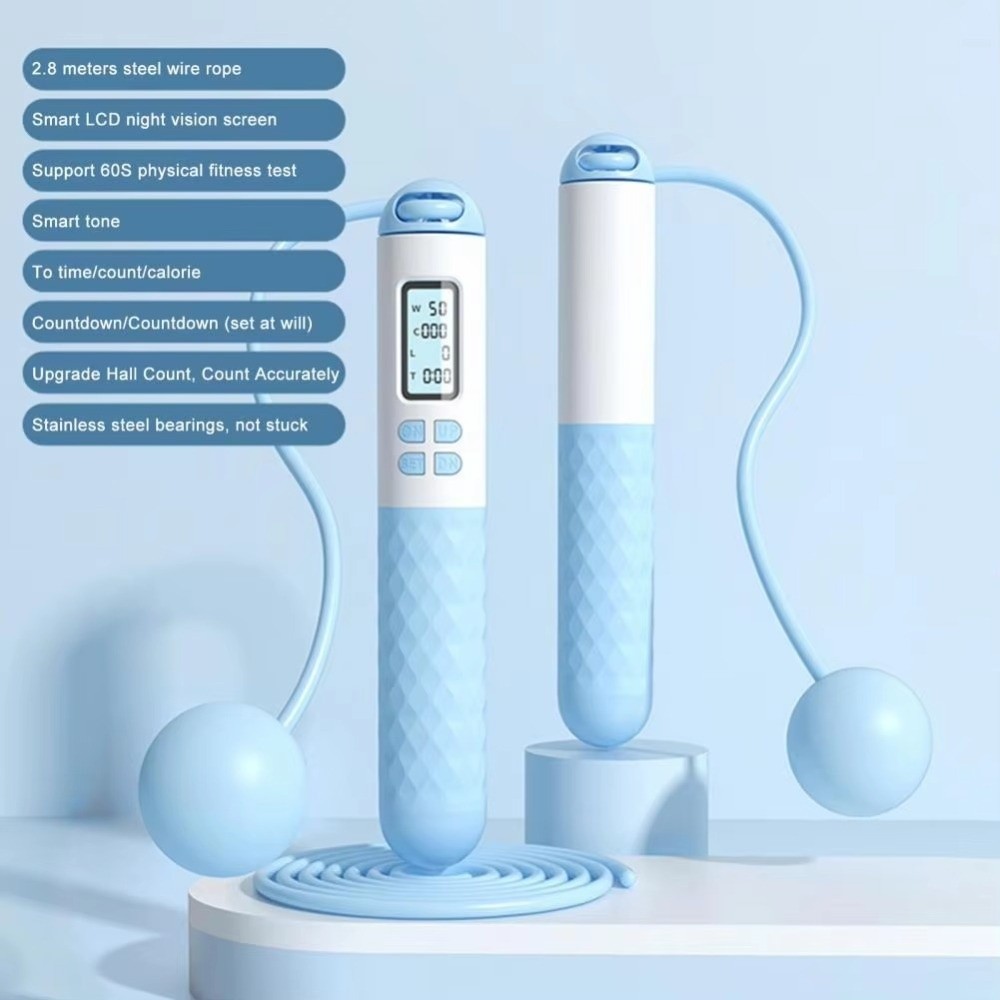 Corda de Pular Sem Fio e Sem C - Smart Jump Rope Digital Counter avaliação e preço