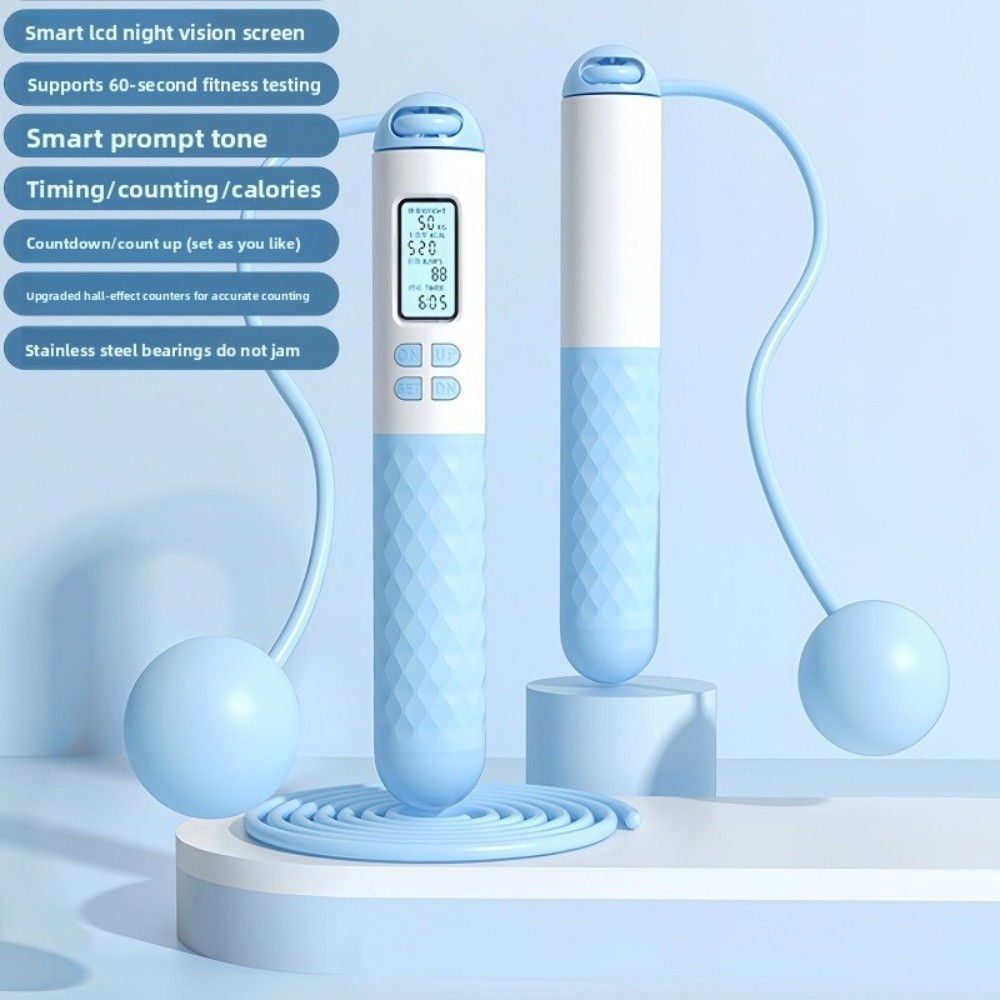 Corda de Pular Sem Fio e Sem C - Smart Jump Rope Digital Counter avaliação e preço
