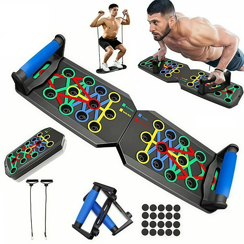 Plataforma Dobrável para Flexõ - Push Up Board Foldable Multi Function avaliação e preço
